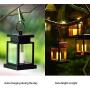 Hanging Solar Lights Outdoor Solar Umbrella Lantern Garden Patio Umbrella Lights Candle Lantern for Decorated Patio Deck(Pack of 6)