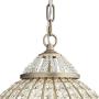 Wallingford Antique Brass Chandelier 16'' Wide Crystal Shade 6-Light Fixture for Dining Room House Foyer Kitchen Island Entryway Bedroom Living Room - Vienna Full Spectrum