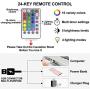 TURNMEON 40 Feet 120 Led USB String Lights Fairy Lights 16 Colors Changing RGB Wire Lights with Remote Timer Waterproof Fairy Lights for Bedroom Craft Ceiling Wedding Party Decoration