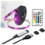 USB led Strip Lights kit 9.9ft for 32 to 60inch TV,WENICE tv Backlight with 24key IR Remote 16 Color 5050 LEDs Bias Lighting for HDTV