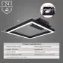 CHYING Square LED Ceiling Light, Modern Flush Mount Ceiling Lamp Acrylic Chandelier Lights Fixture 15.76 in 24W 6500K Cool White 80Ra+ with 190Pcs LED Chips Without Flicker for Living Room, Bedroom CHYING Square LED Ceiling Light, Modern Flush Mount Ceiling Lamp Acrylic Chandelier Lights Fixture 15.76 in 24W 6500K Cool White 80Ra+ with 190Pcs LED Chips Without Flicker for Living Room, Bedroom
