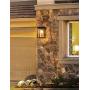 Small Modern Outdoor Wall Light Fixtures Exterior Wall Lantern Outside Lamp Wall Mounted Waterproof Black Finish with Water Glass Outdoor Wall Sconce for Driveway Patio Porch Lighting