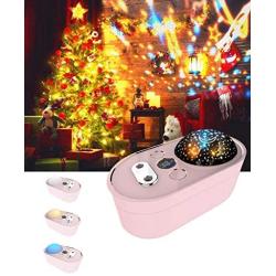 Starry Night Light Projector with Humidifier, Digital Display 360° Rotating Starry Sky Night Projector, As Gifts for Birthday Party Bedroom for Kids Adults