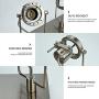 DLLT 3-Lights Ceiling Track Light Fixture,Gu10 Modern Flexible Light Led Directional Track Wall Spotlight for Bedroom, Living Room, Kitchen, Game Room, Brushed Nickel DLLT 3-Lights Ceiling Track Light Fixture,Gu10 Modern Flexible Light Led Directional Track Wall Spotlight for Bedroom, Living Room, Kitchen, Game Room, Brushed Nickel