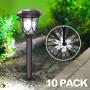 Solar Lights Outdoor Decorative - Gichies Solar Pathway Lights 10 Pack Waterproof Solar Lights Outdoor for Garden Pathway Walkway Yard Landscape Patio (Cool White)