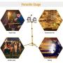 HOMCOM 5,000 Lumen LED Work Lights Dual Head Weather Resistant with Tripod Stand