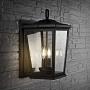Safavieh PLT4012A Morla 2-Light Black Wall (LED Bulb Included) Outdoor Lantern