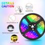 Shotory LED Lights for Bedroom,32.8ft, Bluetooth APP Control LED Strip with Music Sync, SMD 5050 RGB Color Changing LED Strip Lights for Room, Kitchen, Home, Game Room