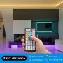 Starstrips LED Strip Lights 32.8ft Music Sync 44 Keys Sensitive IR Remote with Strong Acrylic Adhesive 5050 RGB LED Color Changing Waterproof Rope Lights for Bedroom Kitchen (2×16.4ft) (ST002A)