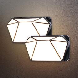 LMP Modern LED Wall Light Porch Light 12W Patio Light 3000K Cool White for Bedroom,Garden,Corridor,Stairs 2 Pack