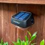 BRIGHTOLOGY ColorGlow Waterproof Outdoor Solar Rainbow Lights (4 Lights) Water Resistant Solar Powered Landscape Lighting for Gutter, Fence, Patio, Garden, Wall, Yard, Attic, or Walkway
