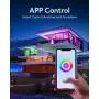 LED Strip Light, RGB+White Rope Light Strip, Strip Lighting with iOS & Android App Control, Alexa & Google Assistant Support, IP65 Water Resistance, and Music-Syncing Effects for Home (16.4ft)