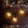 YUNLIGHTS LED Outdoor String Lights, 50FT 30+3 Bulbs G40 Globe String Lights – Waterproof Patio String Lights - Indoor Outdoor Decorative String Lights for Backyard Bistro Porch Garden Cafe Party