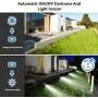 GUMGLEX Solar Spot Lights Outdoor with 12 LED - Waterproof Wireless Landscape Wall Lights - for Garden Pool Backyard Walkway - Transparent Cover - 6500K - Cold White - 4 Pack GUMGLEX Solar Spot Lights Outdoor with 12 LED - Waterproof Wireless Landscape Wall Lights - for Garden Pool Backyard Walkway - Transparent Cover - 6500K - Cold White - 4 Pack