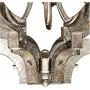 Ornament Aged Silver Gold Bronze Chandelier 23 1/4'' Wide Modern Open Look 6-Light Fixture for Dining Room House Foyer Kitchen Island Entryway Bedroom Living Room - Possini Euro Design