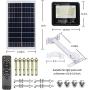 Zpiio 300W LED Outdoor Solar Flood Light Street Security Wall Floodlight Dusk to Dawn Remote Control Timer Color Temperature 2200K-7000K IP67 Waterproof for Patio Yard Pathway Garden Walkway Garage