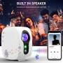 Galaxy Light Projector with Bluetooth Speaker, LED Star Night Light with Remote Control & Timer, Starry Light Projector for Bedroom Decor Ceiling, Nebula Cloud Moon Light Projector for Party and Date