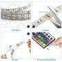 Led Strip Lights RGB Color Changing P511S 16.4ft 300 LEDs 5050 Color Changing Waterproof Flexible Led Lighting Kit with 44 Keys IR Remote Controller