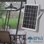 Upgraded Double Head Solar Pendant Light Motion Sensor JACKYLED IP65 Waterproof Outdoor LED Shed Light with Dimmable Remote Control 16.4Ft Cord for Patio Barn Chicken Coop Gazebo Garage, Cool White