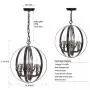 Globe Antler Chandelier 4 Light Rustic Black Metal Pendant Light Deer Antler Chandelier Lighting for Kitchen Island Dining Room Living Room Foyer Globe Antler Chandelier 4 Light Rustic Black Metal Pendant Light Deer Antler Chandelier Lighting for Kitchen Island Dining Room Living Room Foyer