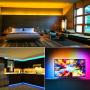 YeeSite RGB Strip Light 32.8ft with Strong Adhesive and Remote Control, Waterproof Dimmable Color Rope Light for Room, Ceiling, Bedroom, Party, TV, Cupboard