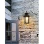 EERU Outdoor Wall Light Waterproof Aluminum Housing with Frost Flower Glass 17.13'' H Exterior Light Fixture Wall Mounted Porch Light Modern Outdoor Wall Sconce for House Garage Patio Drive Way, Black