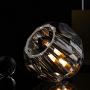 NOXARTE Brass Sputnik Chandelier Lighting Modern Pendant Lamp with Crystal Globe Shade Gold Ceiling Light Fixture 6 Lights for Dining Room Bedroom