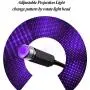 Star Night Light Projector, USB Adjustable Romantic Projector Night Light Auto Roof Ceiling Light, Portable Atmosphere Decorations Night Lamp for Car&Bedroom&Party&Ceiling&Walls