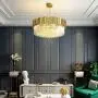 BAYCHEER Crystal Chandelier Round Hanging Lamps 8 Lights Pendant Light Fixture Elegant Ceiling Light Fixture for Dinner Room, Bathroom Bedroom 23.5inch in Brass BAYCHEER Crystal Chandelier Round Hanging Lamps 8 Lights Pendant Light Fixture Elegant Ceiling Light Fixture for Dinner Room, Bathroom Bedroom 23.5inch in Brass