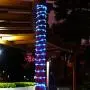 JMEXSUSS 8 Modes Solar Powered Light Rope,39.4ft 120LED Outdoor Solar Rope Lights, Waterproof Solar LED Christmas Light for Garden, Fence, Patio, Yard, Wedding, Christmas,Halloween (Blue) JMEXSUSS 8 Modes Solar Powered Light Rope,39.4ft 120LED Outdoor Solar Rope Lights, Waterproof Solar LED Christmas Light for Garden, Fence, Patio, Yard, Wedding, Christmas,Halloween (Blue)