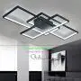 LED Ceiling Light Dimmable Living Room Kitchen Island Table Light Fixture With Remote Control, Modern Dining Room Flush Mount Acrylic Chic Design Ceiling Chandeliers Lighting for Bedroom Bathroom Lamp LED Ceiling Light Dimmable Living Room Kitchen Island Table Light Fixture With Remote Control, Modern Dining Room Flush Mount Acrylic Chic Design Ceiling Chandeliers Lighting for Bedroom Bathroom Lamp