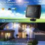 Samuyang LED Solar Security Lights Outdoor, IP65 Waterproof Dusk to Dawn Solar Motion Sensor Light,1500LM,6000K Daylight Black Flood Light with 3 Adjustable Head for Garage,Backyard, Pathway,Patio