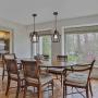 Infront Hanging Lights 1Light Farmhouse Chandelier Oil Rubbed Bronze Finish Pendant Kitchen Lighting Dining Room Lighting Fixtures Hanging Lamp Semi Flush Mount Ceiling Lights