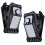 Solar Lights Outdoor Motion Sensor, 3 Mounting Ways 3 Mode Clip Lights Wireless IP65 Waterproof Security Light for Deck, Fence, Wall, Garage, Patio, Front Door (2Pack)