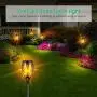 TomCare Solar Lights 99 LED Flickering Flame Solar Torches Lights 43'' Waterproof Outdoor Lighting Solar Powered Pathway Lights Landscape Decoration Lighting Auto On/Off for Garden Patio Yard, 4 Pack TomCare Solar Lights 99 LED Flickering Flame Solar Torches Lights 43'' Waterproof Outdoor Lighting Solar Powered Pathway Lights Landscape Decoration Lighting Auto On/Off for Garden Patio Yard, 4 Pack