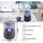 HEPA Air Purifier for Small Room with True HEPA Filter, Sleep Mode, Night Light, Bluetooth Speaker