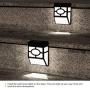 Otdair Solar Lights Outdoor, 2Modes Decorative Solar LED Fence Lights Waterproof, Solar Deck Lights Wireless for Deck, Fence, Patio, Yard, Pathway, Front Door, Cold White/Multicolour Changing, 8 Pack