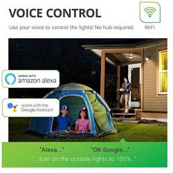 Sunco Lighting 2 Pack WiFi LED Smart Bulb, PAR38, 13W, Color Changing (RGB & CCT), Dimmable, Compatible with Amazon Alexa & Google Assistant - No Hub Required