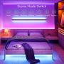 MINGER LED Strip Lights Bluetooth, 16.4ft Music Sync LED Lights with App Phone, Remote, Control Box, RGB Color Changing Lights with 64 Scenes Modes, DIY for Room, Bedroom, Kitchen, TV, Office, Party