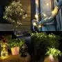 Solar String Lights, Sunlitec 100 LEDs Starry String Lights, Copper Wire Solar Lights Ambiance Lighting for Outdoor, Gardens, Homes, Dancing, Christmas Party 2 Pack