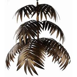 JEUNEU Vintage Adjustable Tropical Light Coconut Leaves Chandelier Unique Rustic Tree Lamps Living Room Dining Rooms Bedrooms Kitchen Hanging Art Decor Lighting Fixtures