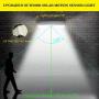 Solar Motion Sensor Lights Outdoor JACKYLED Super Bright 118 LED Porch Lights with Larger Solar Panel Waterproof Wireless Wall Mount Security Lighting for Garden Yard Garage Front Door 4-Pack,