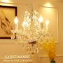 Saint Mossi Crystal Maria Therese Chandelier Lighting 4 Lights H17” W18''