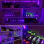 Double-s Black Lights Strip, 33ft/10m IP65 Waterproof Blacklight Ribbon Kit, 36W 600 Units Lamp Beads 12V Strip for Body Paint, Birthday, Fluorescent Home Party, Room Decoration