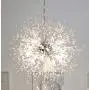GDNS Chandeliers Firework LED Light Stainless Steel Crystal Pendant Lighting Ceiling Light Fixtures Chandeliers Lighting,Dia 23.5 inch