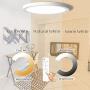 Lonon Led Lights for Bedroom,12inch 20w Flush Mount Ceiling Light Fixture Ceiling Light with Remote Control Living Room Light Dimmable 3000k-5000k, Led Ceiling Lights for Living Room,Hallway,Kitchen