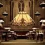 LITFAD Tiffany LED Pendant Lighting Stained Glass Cone Pendant Light 2 Lights Antique LED Ceiling Lamp Art Decoration Ceiling Hanging Light for Dining Room Restaurant Study Room - Beige, 12.6'' (32 cm)