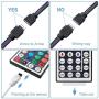 RUYMYOS Led Light Strip Kit with 12V Power Supply and Remote Controller, 5050 32.8FT (10M) 300LEDs RGB Led Lights, Led Rope Lights, Flexible Tape Light for Home Kitchen Bedroom Party Christmas