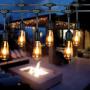 Brightown Weatherproof String Lights Outdoor Patio Lights with 12 Hanging Sockets & 7Watt ST40 Clear Edison Bulbs, Connectable Strand for Backyard Porch Bistro Party, 18FT, E17 Base, Black