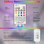 Led Strip Lights Reemeer Led Lights Strip 32.8ft App Controlled and Remote Led Lights for Bedroom Kitchen Party